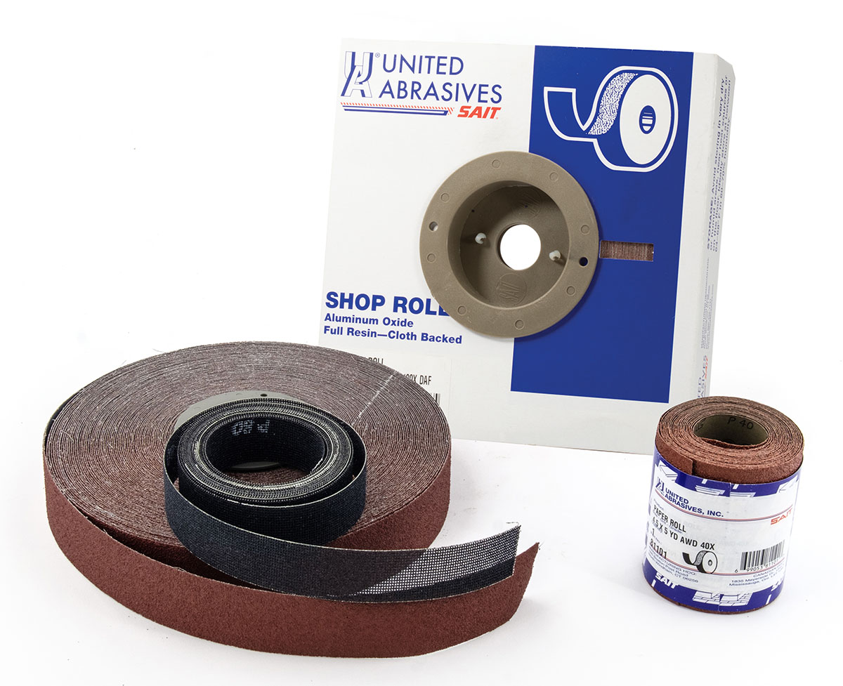 1-Pack United Abrasives-SAIT 81820 2 X 50 Yards 180X Aluminum Oxide Handy Shop Paper Roll 