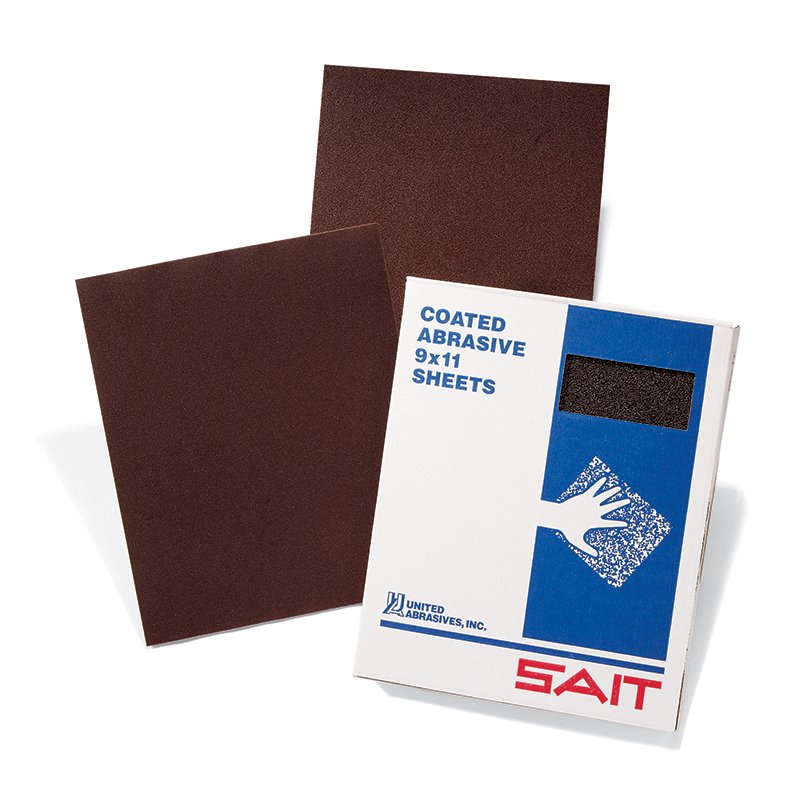 1-Pack United Abrasives-SAIT 81820 2 X 50 Yards 180X Aluminum Oxide Handy Shop Paper Roll