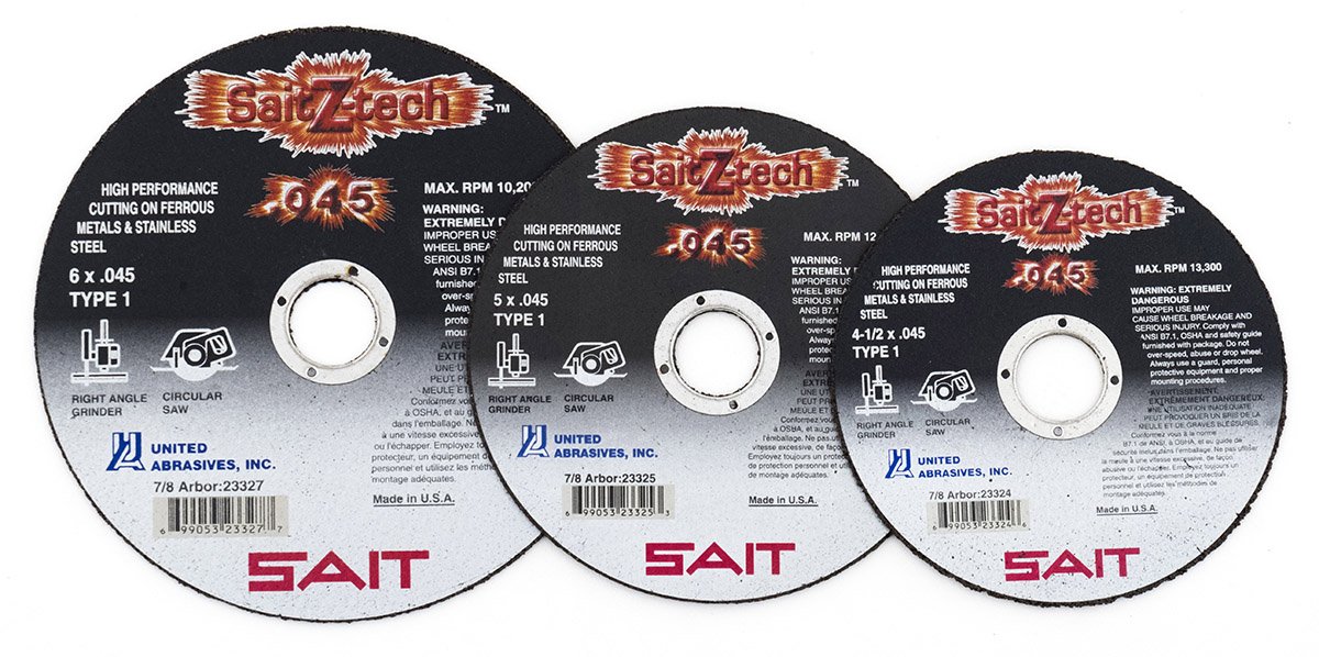 Category .045″ Cutting Wheels Type 1/Type 41 United Abrasives