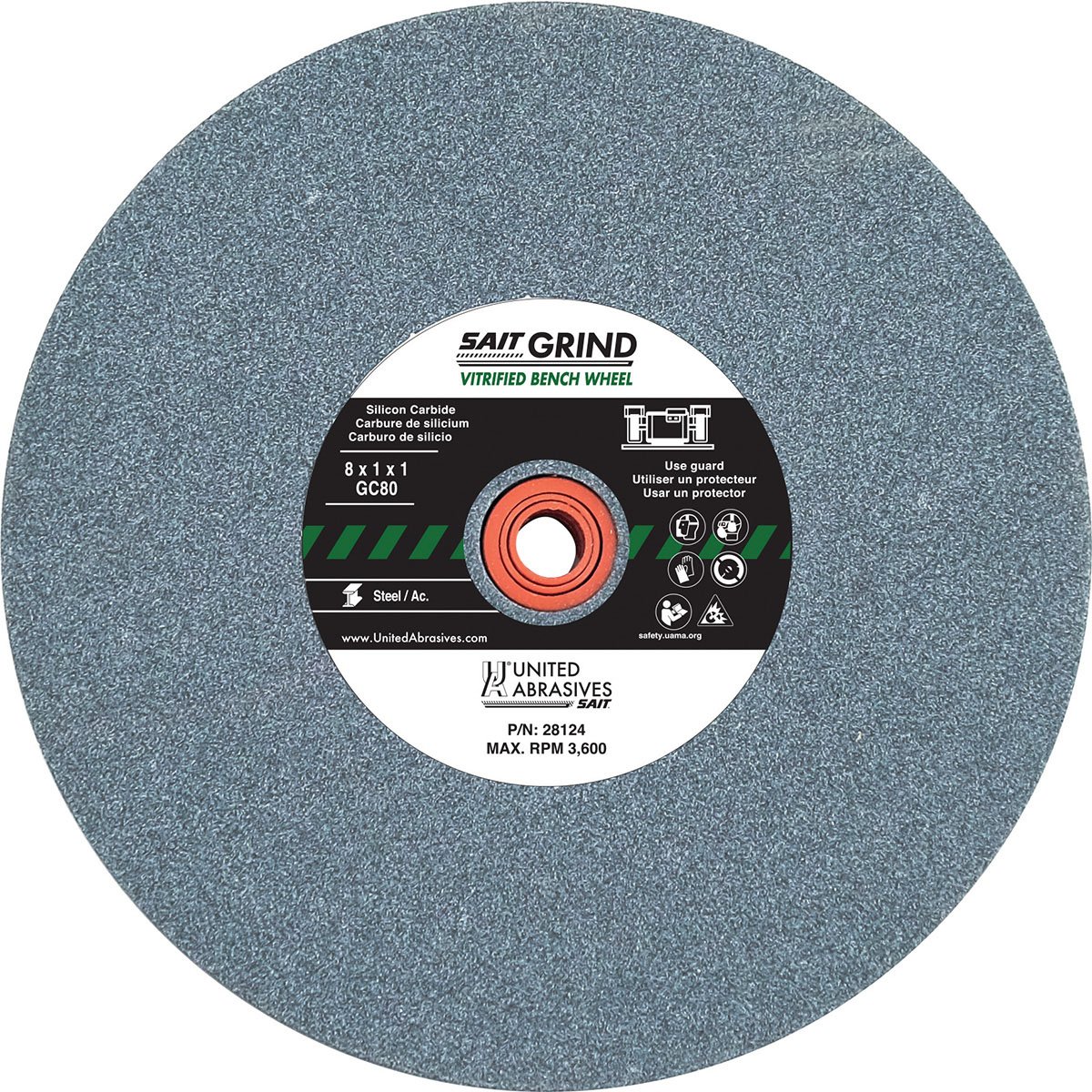 Green Silicon Carbide Bench Wheel - United Abrasives