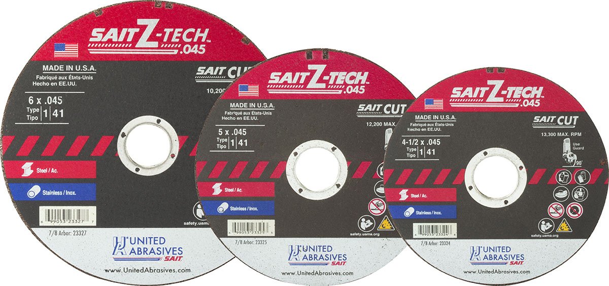 200 6"x.045"x7/8" H&M ABRASIVES CUT-OFF Wheel Cutting Disc Blades Type 1