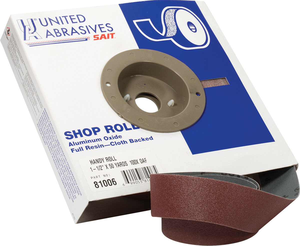 United Abrasives-SAIT 38114 3/4 by 1-1/2 by 3/1680X Straight Cartridge Roll 100-Pack