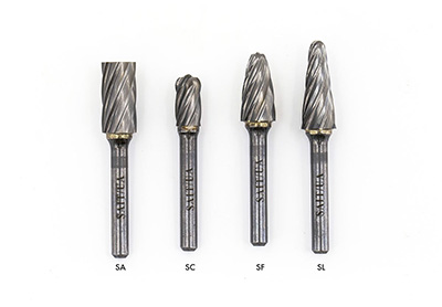 Non-ferrous (Aluminum Cut) Carbide Burs